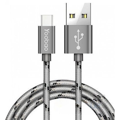 USB C cable 2A (1m) Yoobao YB415C – Gold