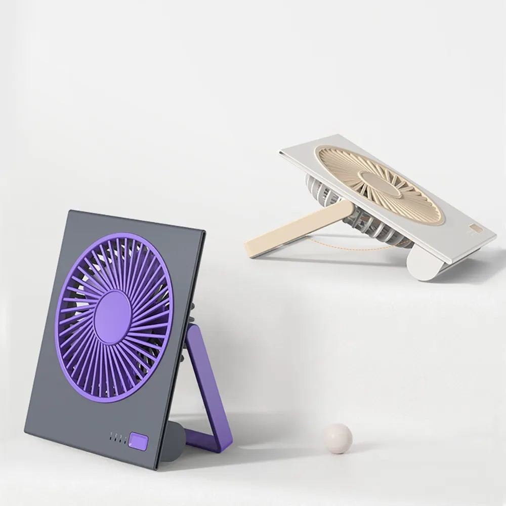 Портативный мини вентилятор WT-L19 - 1200 mAh — Black