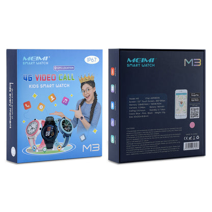 Xiaomi M3MAX Waterproof Smart Baby Watch with 4G GPS Tracker