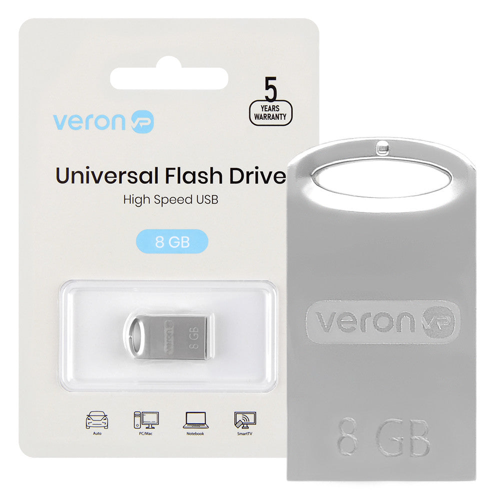 USB Flash Drive 8GB Veron USB Metal series 105