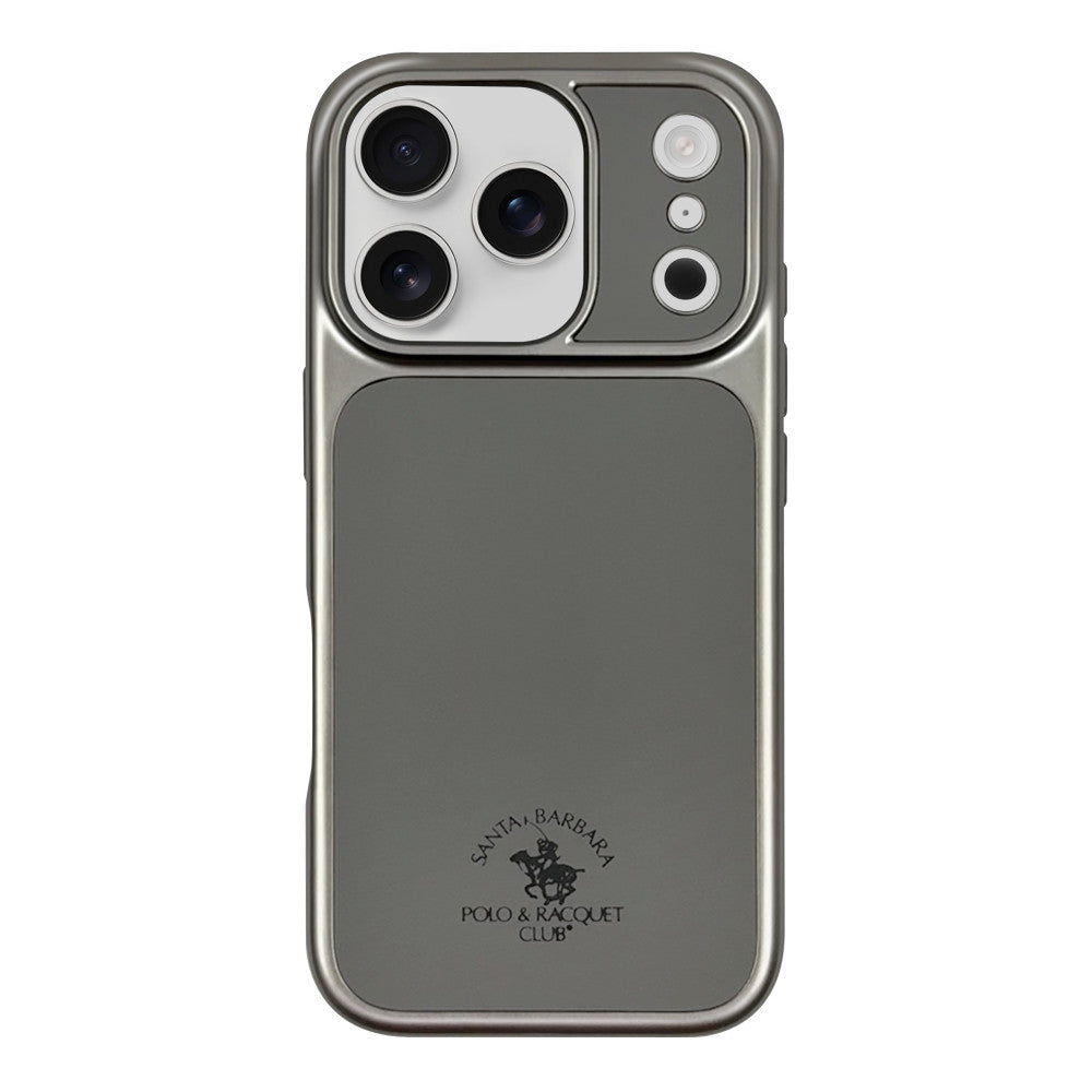 Накладка Чехлы Polo Lucas Leather Case iPhone 17 Pro Max — Grey