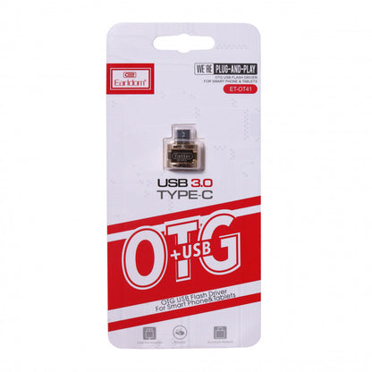 Adapter OTG USB C To USB Earldom ET-OT41 – Gold