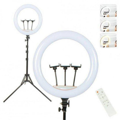 LED Ring Light (45 cm) 256 Lights Touch Switch LJJ-45