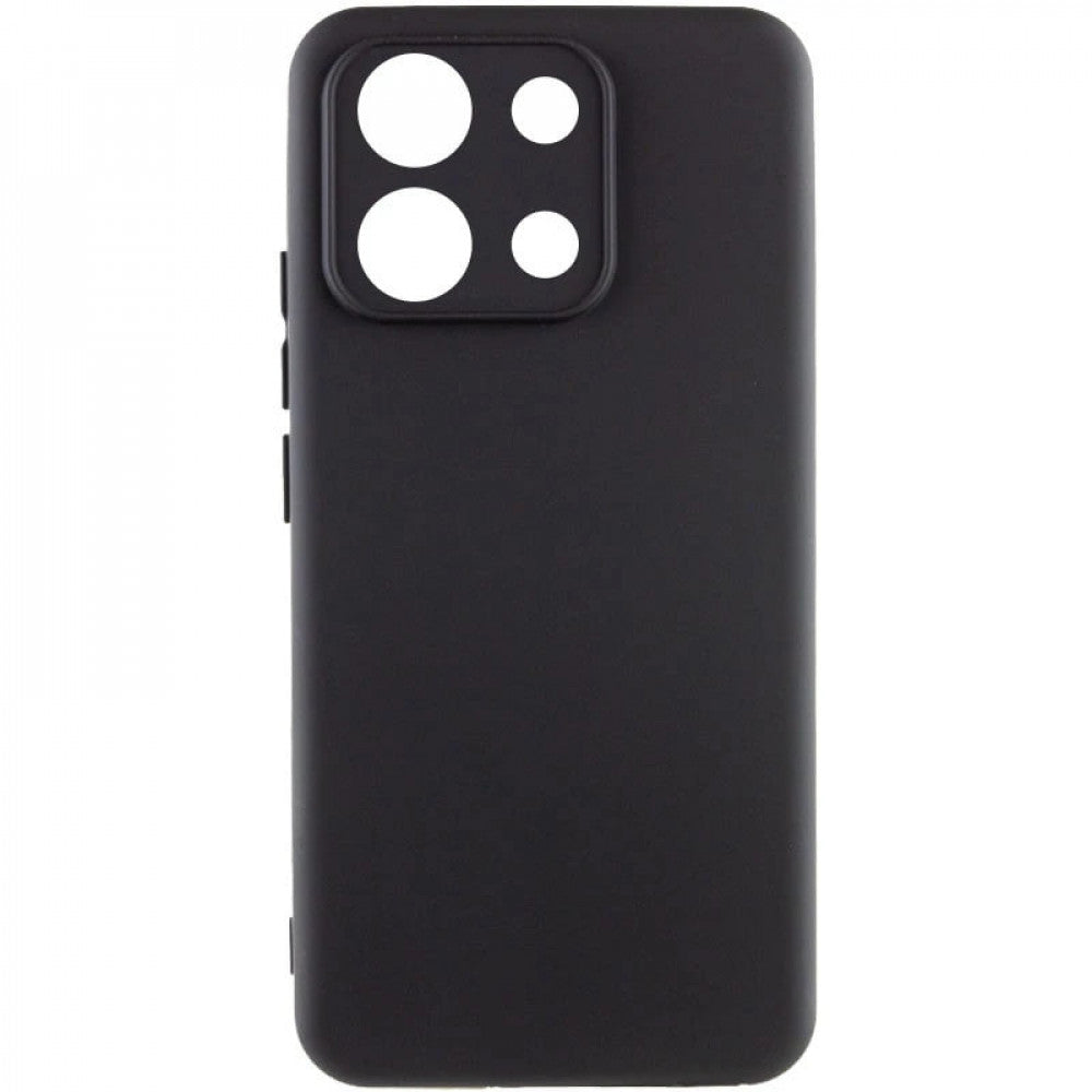 Накладка Чехлы Original Silicone Case Xiaomi Redmi Note 14 Pro 5G — Black