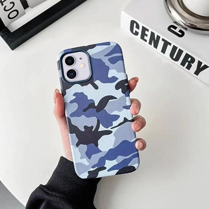 Cover Cases Military Leather Case with MagSafe iPhone 11 Pro Max - Blue