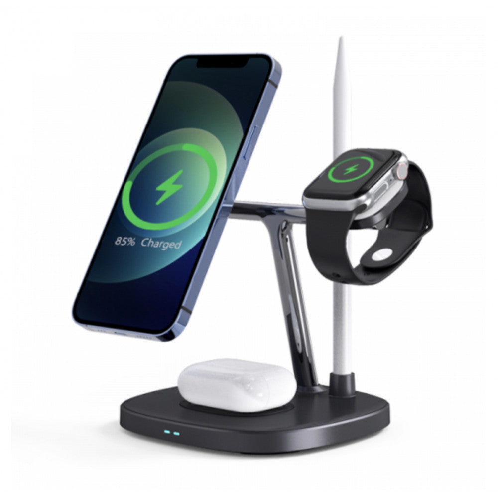 Wireless Charger WiWU 4 in 1 M8 – Black