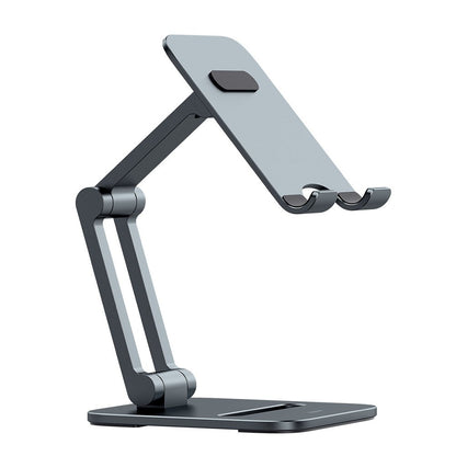 Stand for phone and tablet Baseus (LUSZ000013) Desktop Biaxial Foldable Metal Gray