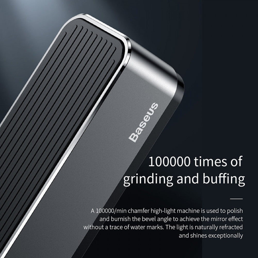 Temporary Parking Number Plate – Baseus (ACNUM-BOS) Moonlight Box Series Silver