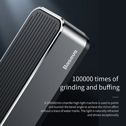 Temporary Parking Number Plate – Baseus (ACNUM-BOS) Moonlight Box Series Silver