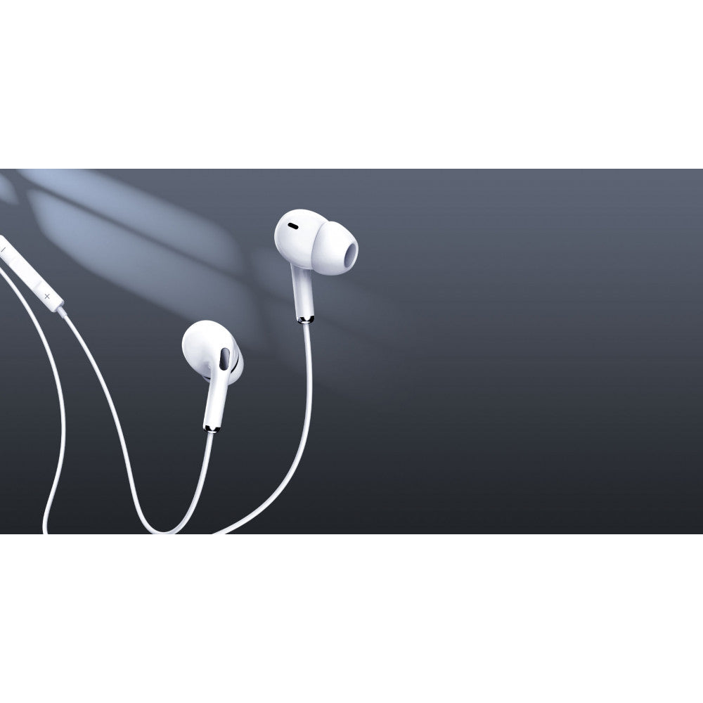 Headphones with microphone 3.5mm Celebrat G15 – White