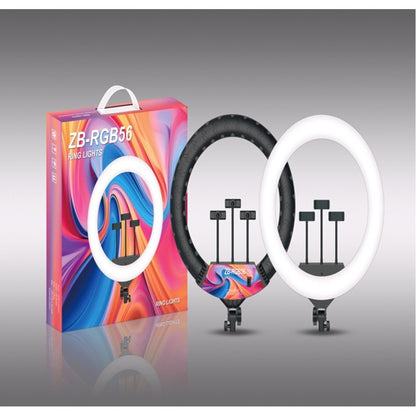 Лампа Кольцевая RGB LED (56 cm) ZB-56 COLOR BOX