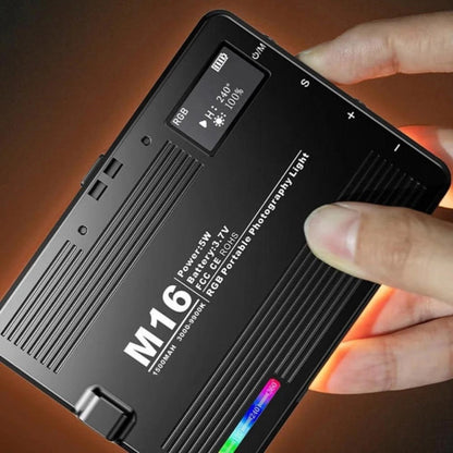 Selfie Flash M16RGB 5W 140pcs light color:2500-9000K