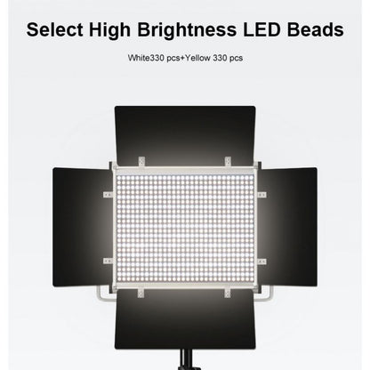 Video light lamp LED NEERWER NL660S 40W Bi-color LED 660pcs color 3300-5600K CRI 96+