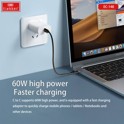 Кабель 3 in 1 ( L , M , С ) 2A (1m) — Earldom EC-148