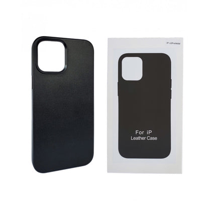 Leather Case with MagSafe no logo iPhone 13 — Black