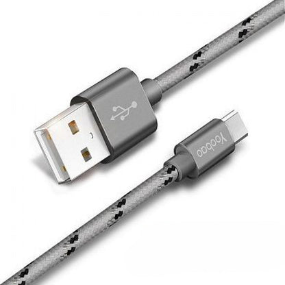 Кабель USB C 2A (1m) Yoobao YB415C — Gray