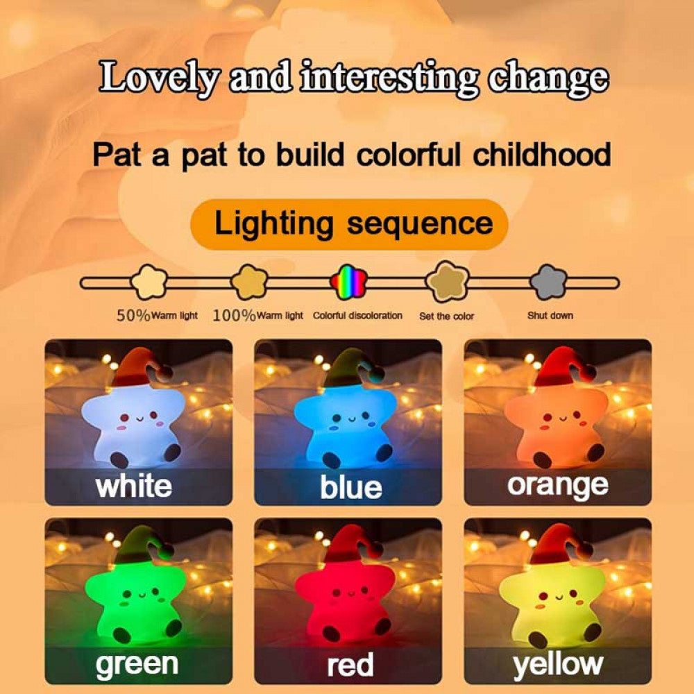 Night light Sleeping star