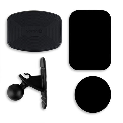 Magnetic car holder with adhesive base — Veron CH16