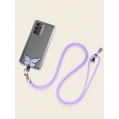 Neck Lanyard "Butterfly" - Blue