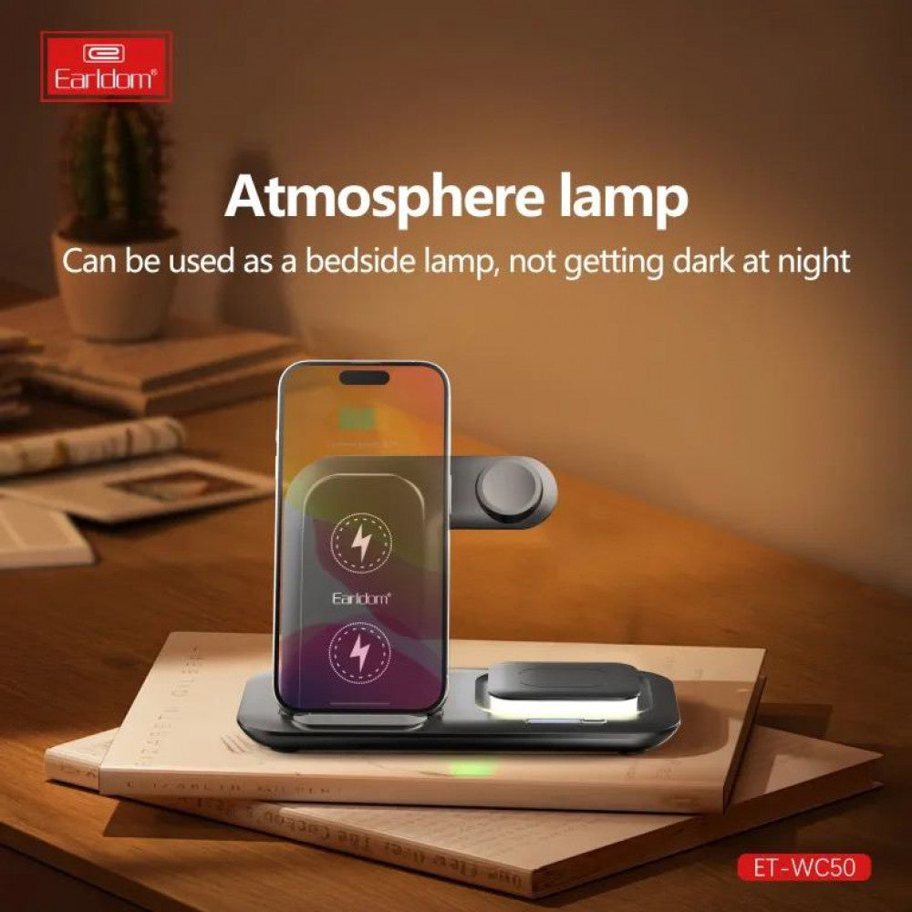 Wireless Charger 3 in 1 – Earldom ET-WC50