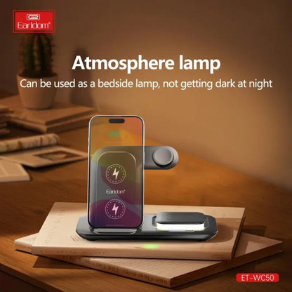 Wireless Charger 3 in 1 – Earldom ET-WC50