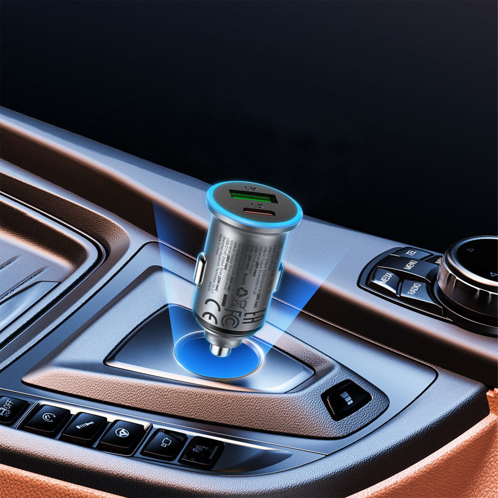 Автомобильное зарядное устройство для Acefast B15, 65 Вт, USB-A, USB-C
