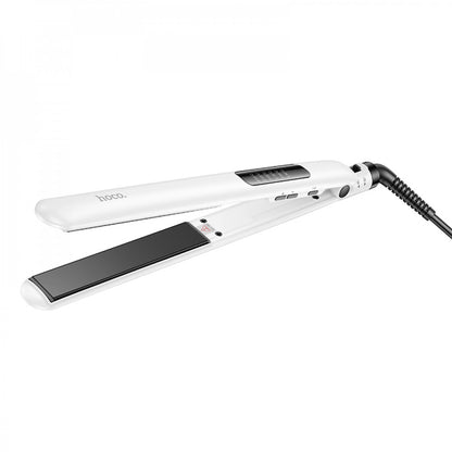 Straightener for straight and curly hair Hoco HP40 - White