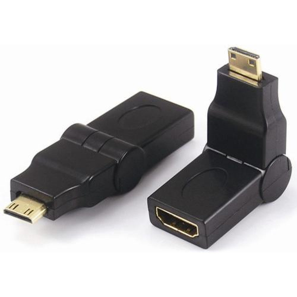 Переходник 360°Mini HDMI M-F Adapter