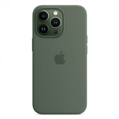 Original Silicone Case Full Size iPhone 16 Pro Max — Khaki (48)