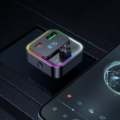 Fm Transmitter MP3 | Car Charger | 3.1A | PD | QC3.0 | 1U – Hoco E81 – Black