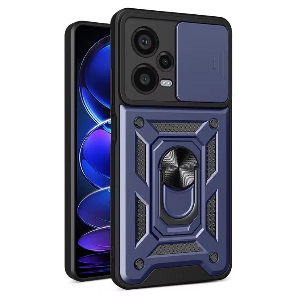 Ring Full Protect Case Xiaomi Redmi 15 — Blue