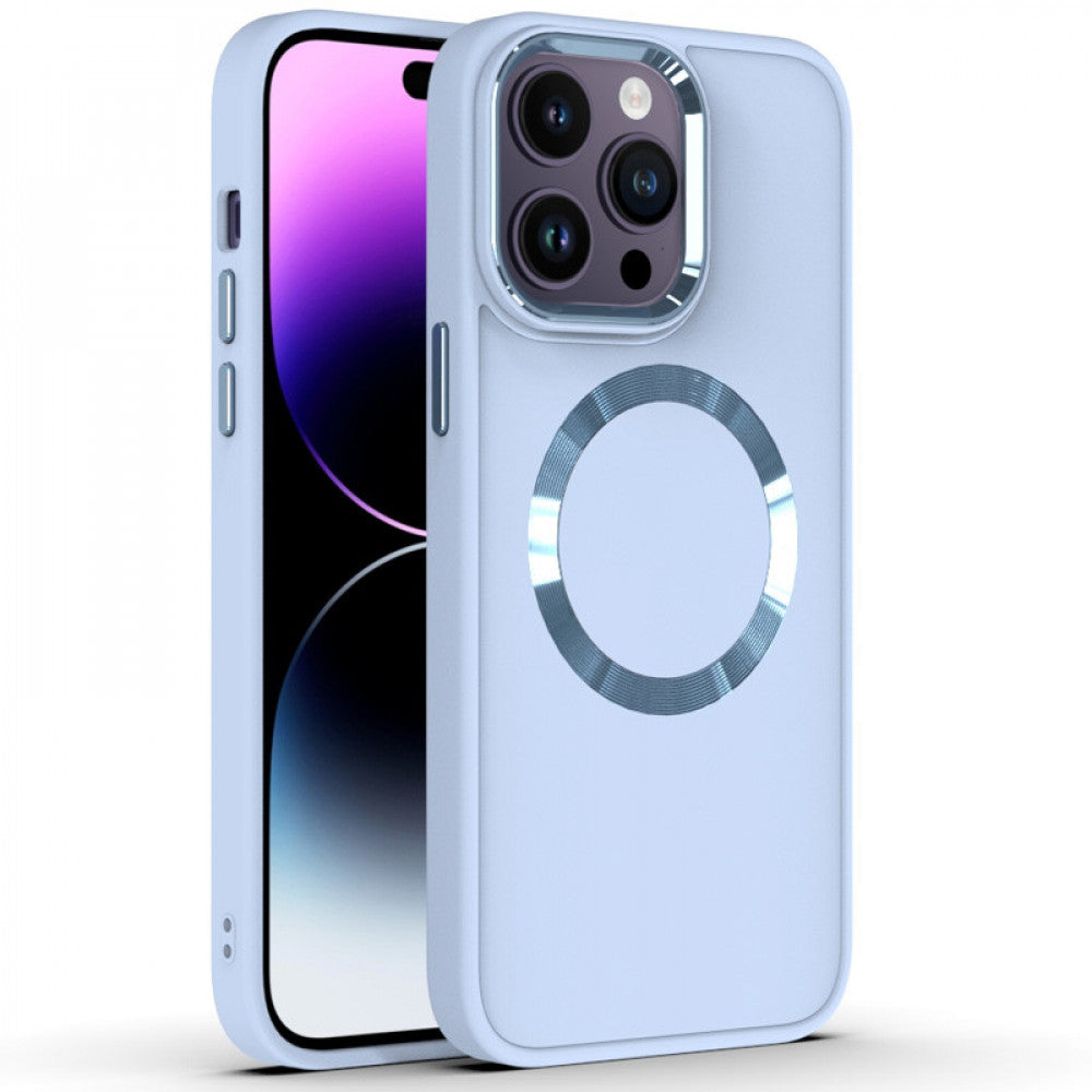 Metal Style Case With MagSafe iPhone 15 Pro 