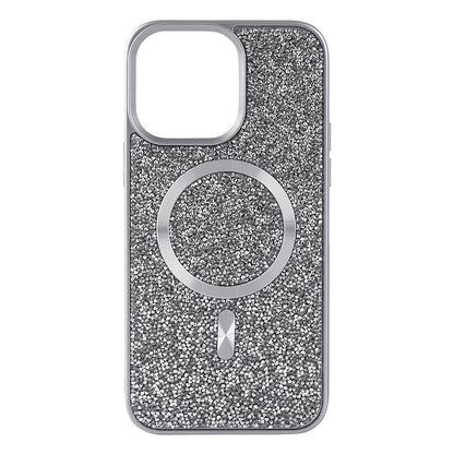 Swarovski Case with MagSafe iPhone 15 Pro Max — Titanium Gray