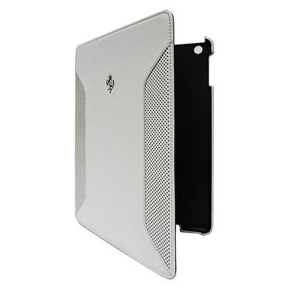 Book Cases Ferrari F12 Leather Flip Case iPad Air White