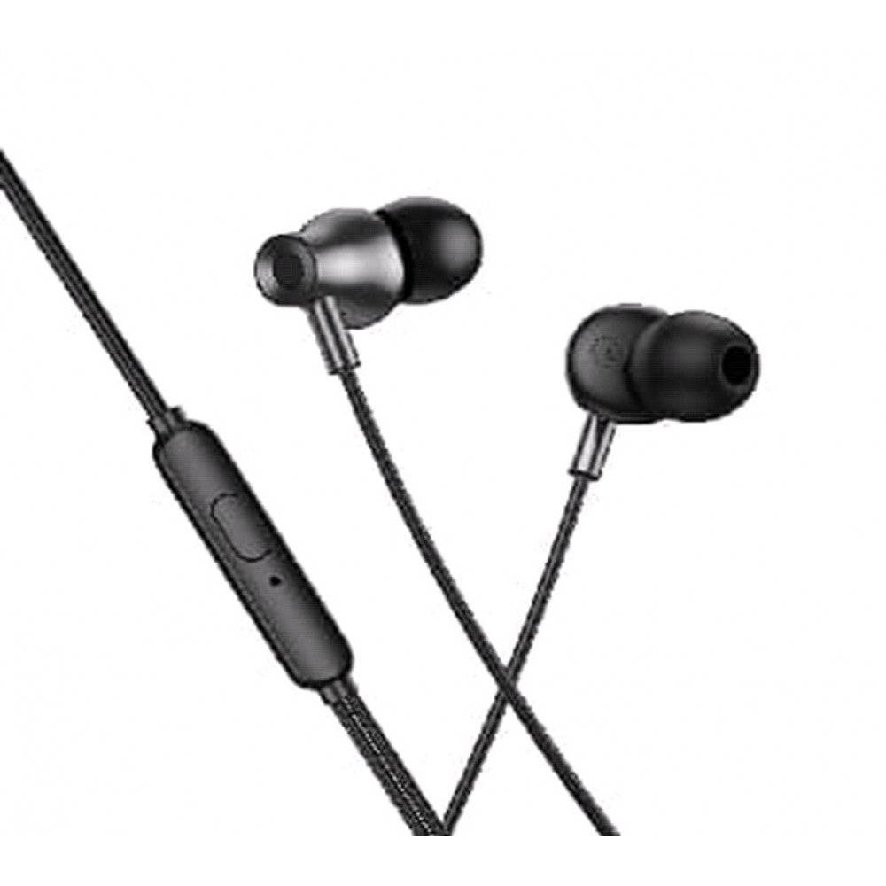 Проволочные наушники Hoco M119, 3.5 мм, с микрофоном — Black