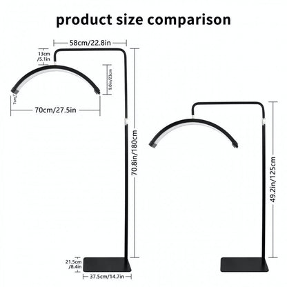 Лампа видеосвет LED HD-M8X 50W 3000K-6000K | 80x20 | 320 Lights |  — White