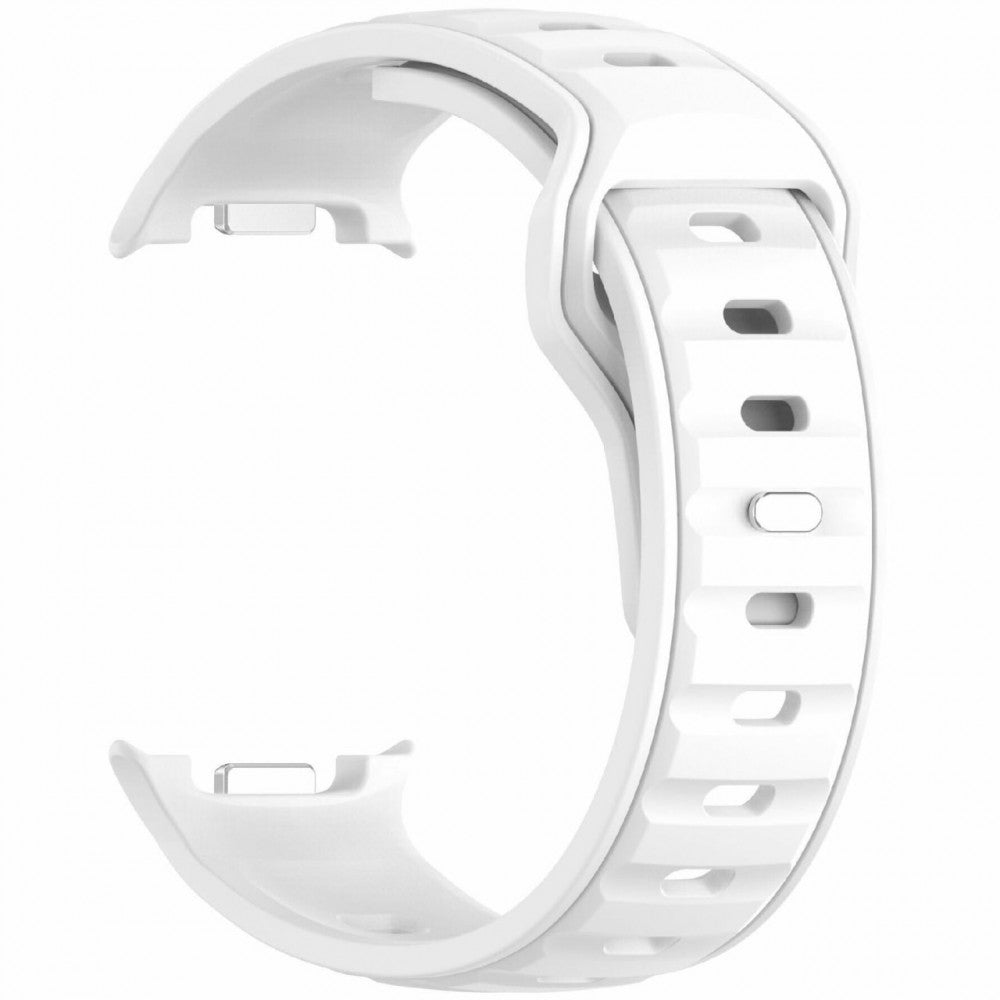 Ремінець Silicone band — Watch 8  — White