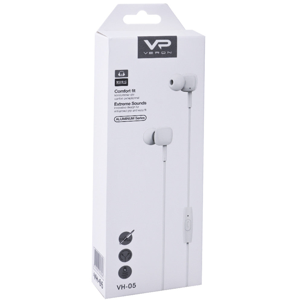 Headphones with microphone 3.5mm – Veron VH05 Soft Bass – Black