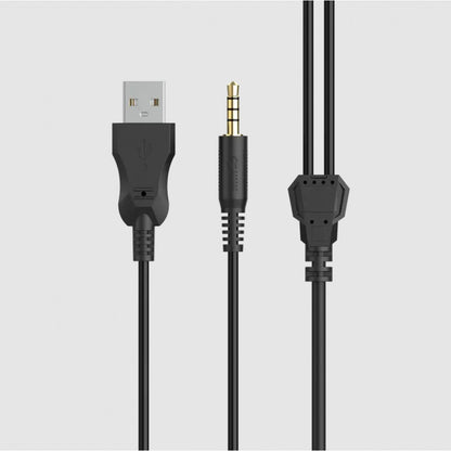 Gaming Headset 3.5mm &amp; USB – Celebrat GM-2 – Black