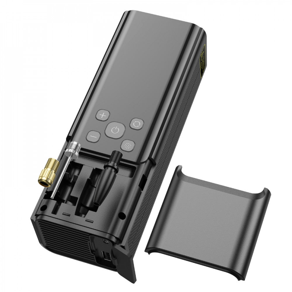 Hoco car air pump ZP7 Maddy 5000mAh 10.3bar – Black