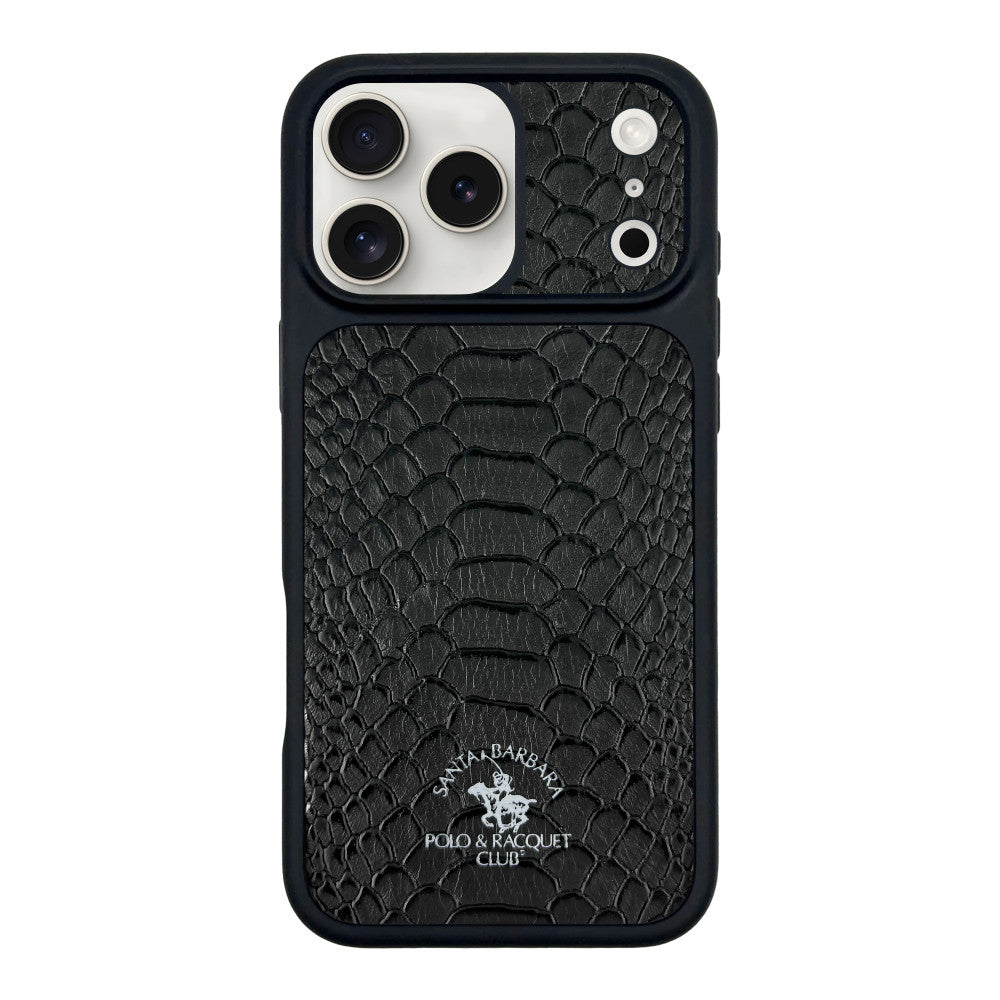 Накладка Чехлы Polo Knight Leather Case iPhone 17 Pro — Black