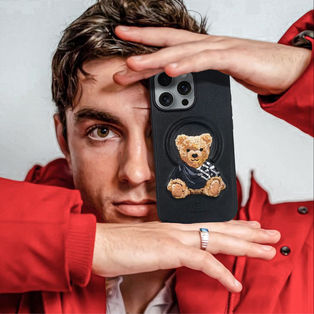 Накладка Чехлы Polo Everley Leather Case iPhone with Magsafe 16 Pro Max — Black