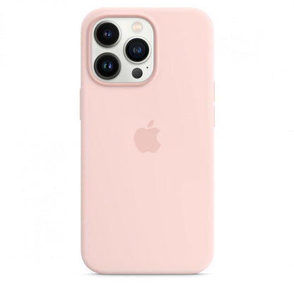 Накладка Чехлы Silicone Case with MagSafe — iPhone 14 Pro Max — Chalk Pink