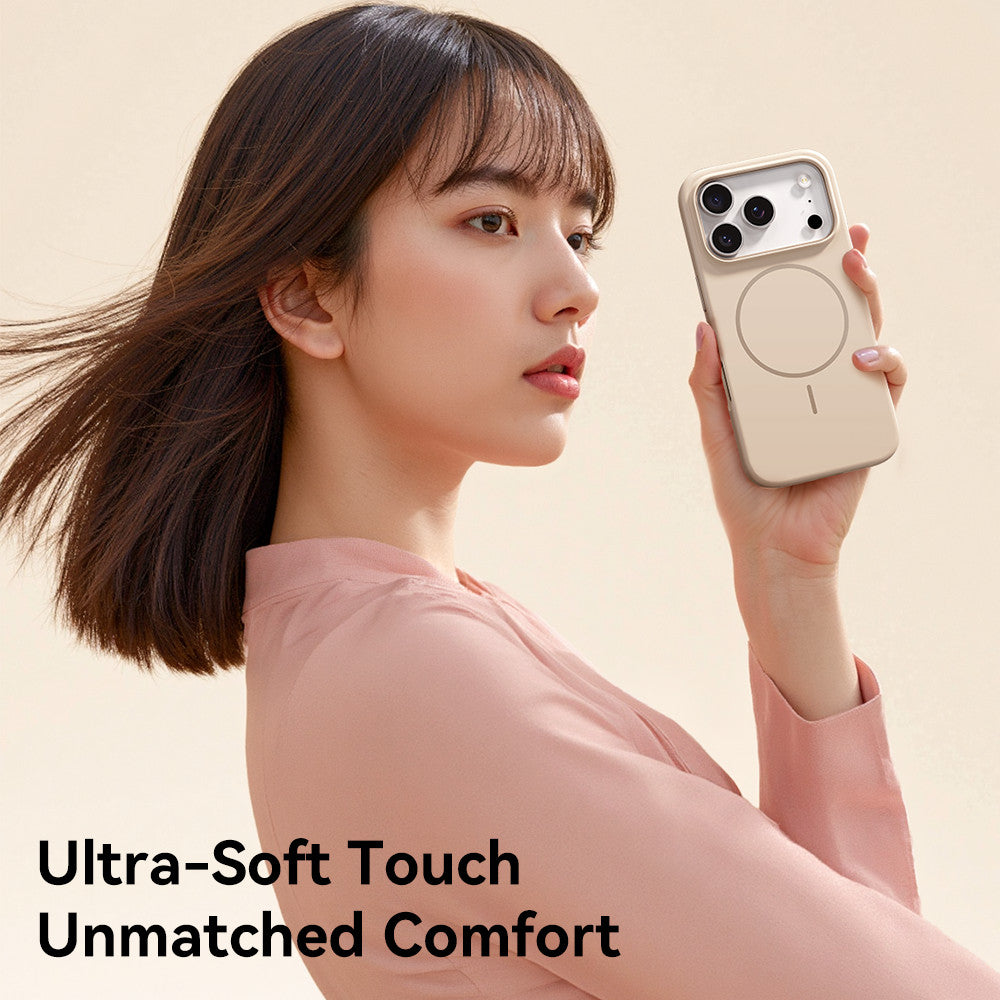 Rock Armor Matte Series TPU Case with Magsafe — iPhone 17 Pro Max — Pink