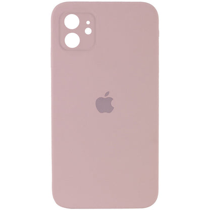 Original Silicone Case with protective camera iPhone 12 — Lavender Violet (7)