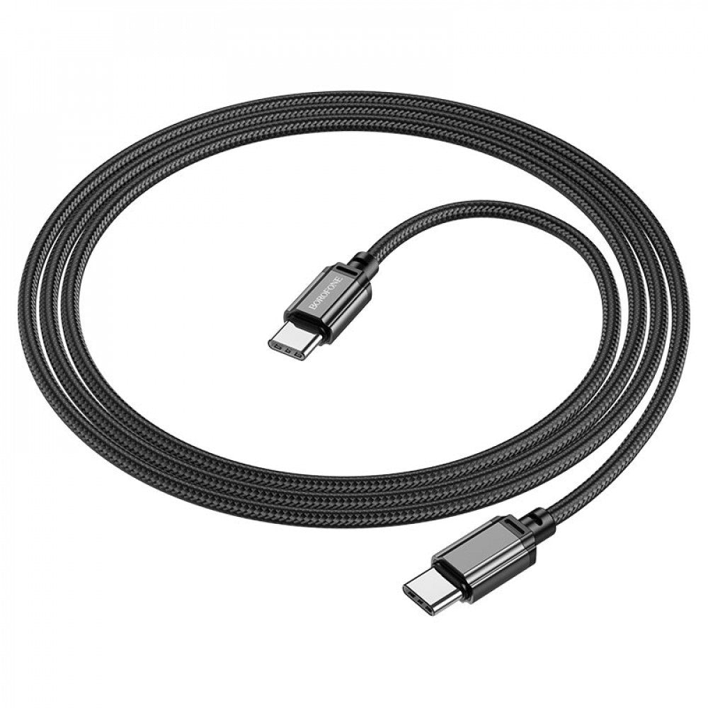 Кабель USB C to C 60W (1m) Borofone BX87 (unpackaged) — Black