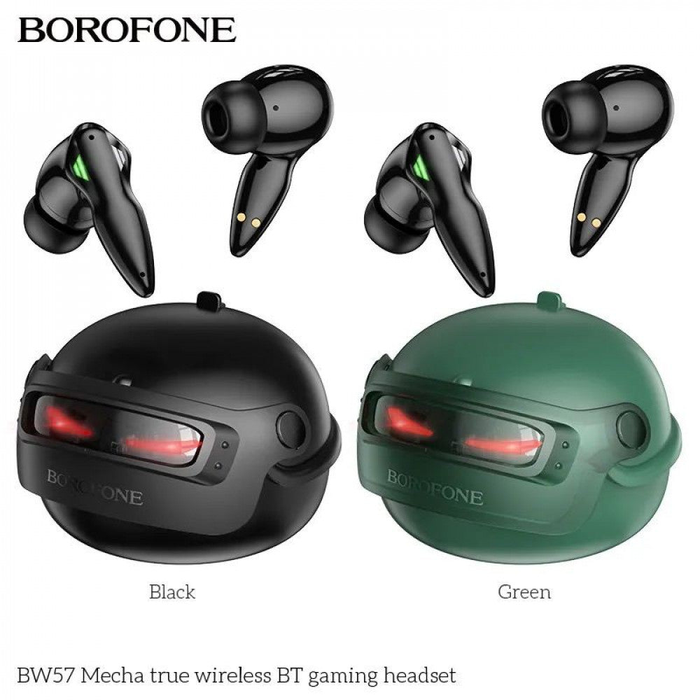 Bluetooth headset TWS Borofone BW57 Mecha – Green