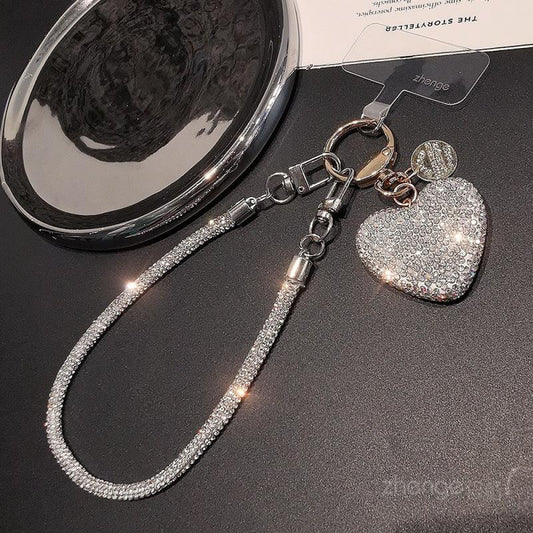 Брелок Swarovski — Heart Gold