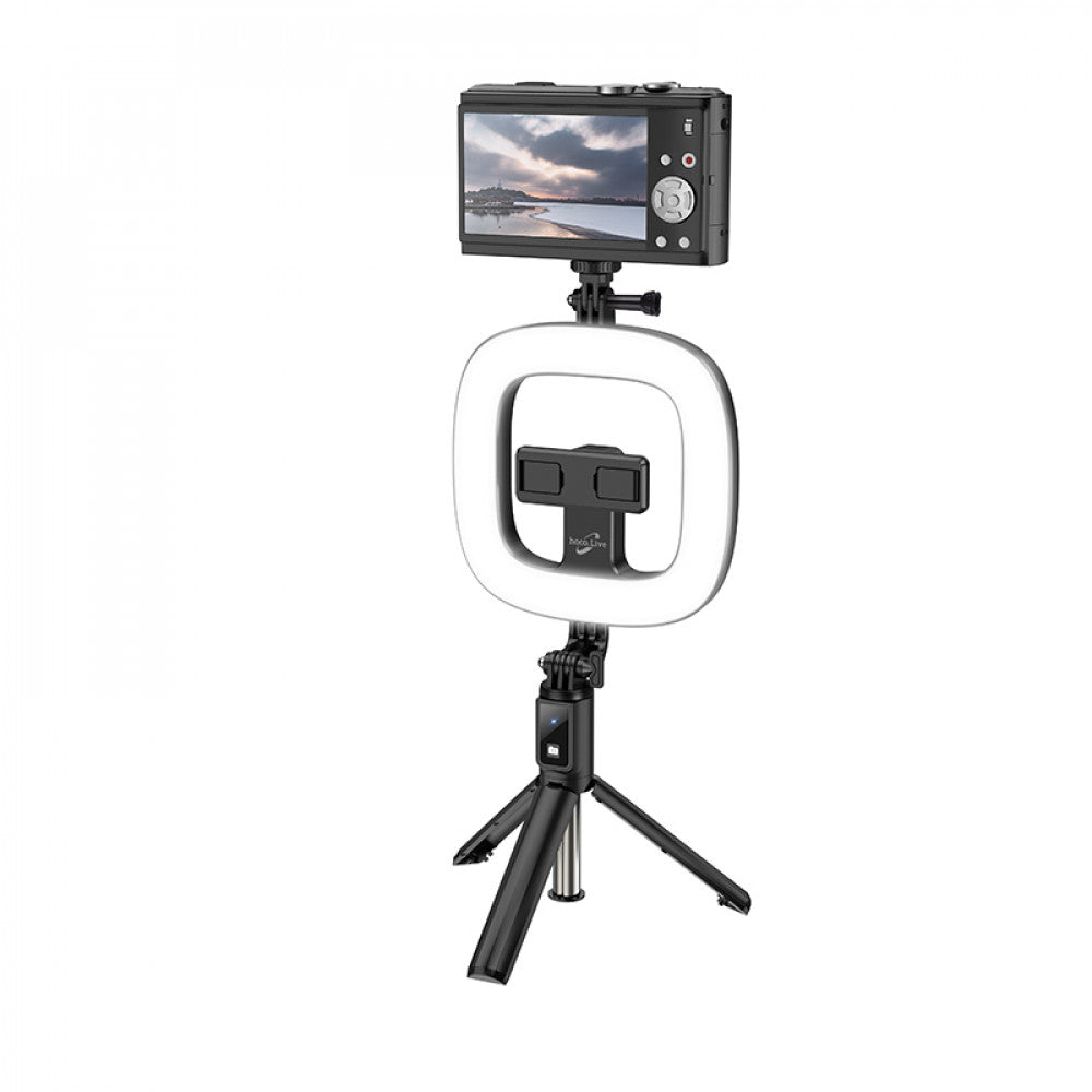 Monopod Tripod (0.80m) — Hoco LV03 Plus   — black