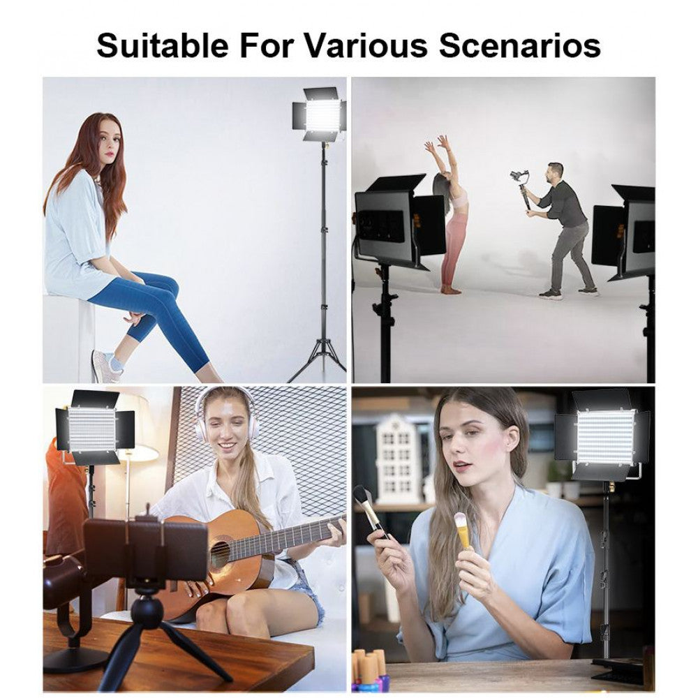 Video light lamp LED NEERWER NL660S 40W Bi-color LED 660pcs color 3300-5600K CRI 96+